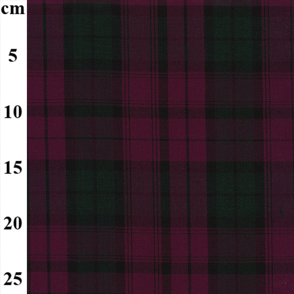 Polyviscose Blend Tartan, Hendrix, Purple