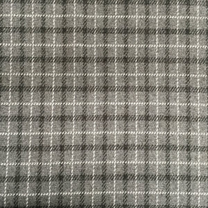 Grey Polyester Brushed Check