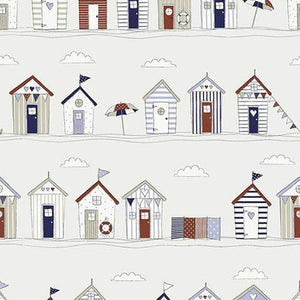 Beach Huts Blue