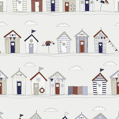 Beach Huts Blue