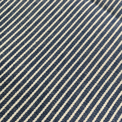 Medium Blue Yarn Dyed Stripe