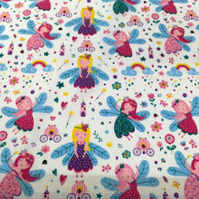 Load image into Gallery viewer, Multi Fairies Polycotton Print