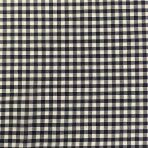 Navy 1/4" Checks Gingham