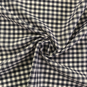 Navy 1/4" Checks Gingham