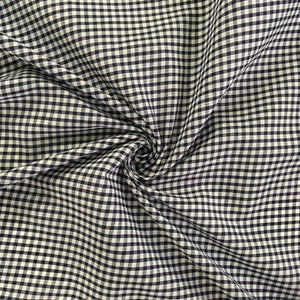 Navy 1/8" Checks Gingham