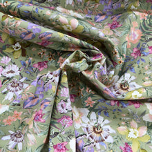 Load image into Gallery viewer, Sage Floral Poplin Print