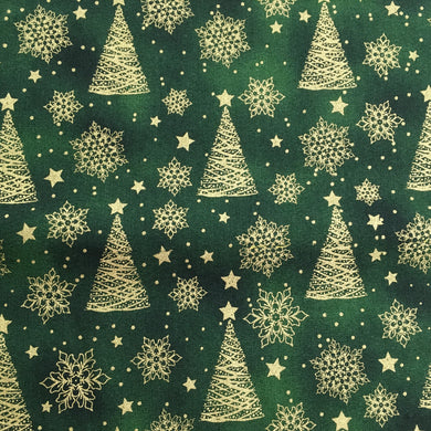 Green Xmas Tree Foil Print🎄