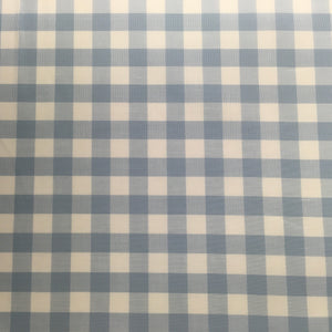 Pale Blue 3/8” 9mm Yarn Dyed Gingham