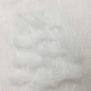 White 2cm Pile Fur