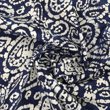 Load image into Gallery viewer, Navy White Batik