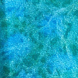 Turquoise Leaves Batik