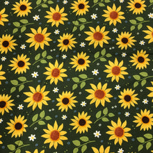 Load image into Gallery viewer, Sunflowers Needlecord Digital Print