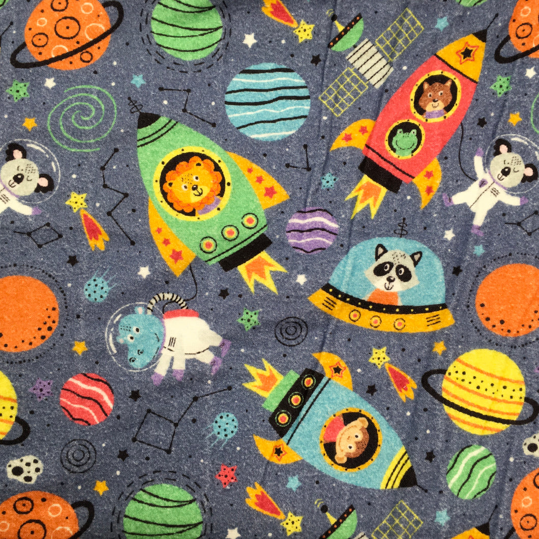 Space Pattern Cotton Flannel Print