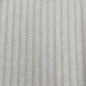 Natural Jacquard Stripe Linen Viscose