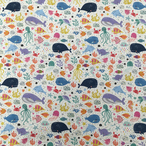 Octopus Garden Cotton Print