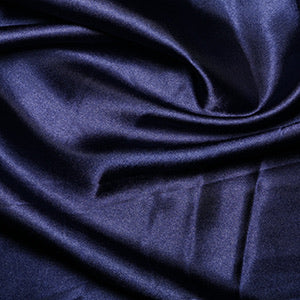 Navy Duchess Satin