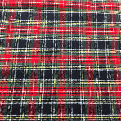 Brushed Cotton Check colour Red